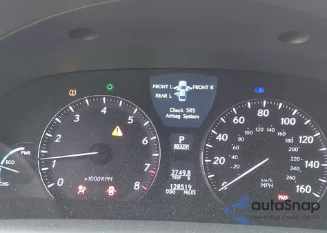 2008 Lexus Ls 600H из США, поврежденный, VIN JTHDU46F185005908